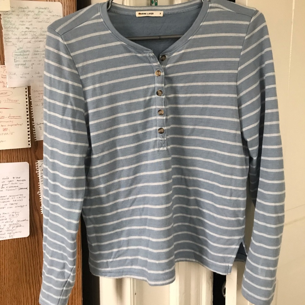 Marine Layer Double Knit Henley